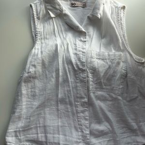 SO cotton sleeveless top size M